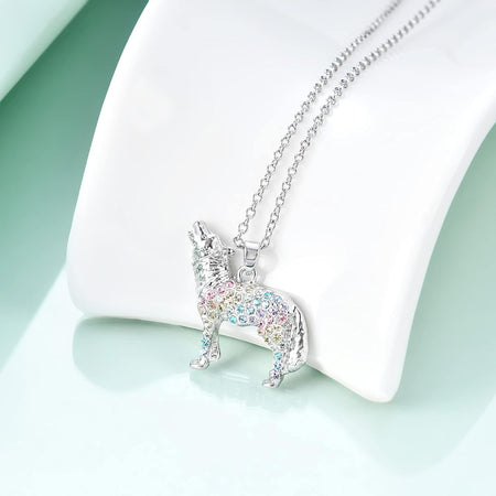 Girls Rainbow Mermaid Unicorn Dinosaur Animal Necklace Gifts,Cat Horse Elephant Pendant Jewelry for Women Boys Teen Girls