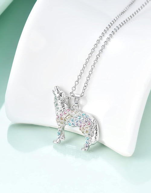 Load image into Gallery viewer, Girls Rainbow Mermaid Unicorn Dinosaur Animal Necklace Gifts,Cat Horse Elephant Pendant Jewelry for Women Boys Teen Girls
