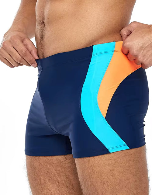 Load image into Gallery viewer, Mens Swimwear Maillot De Bain Boy Swim Suits Boxer Shorts Swim Trunks Men Swimsuit Surf Banadores
