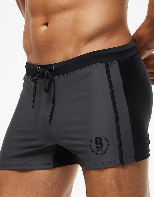 Load image into Gallery viewer, Mens Swimwear Maillot De Bain Boy Swim Suits Boxer Shorts Swim Trunks Men Swimsuit Surf Banadores
