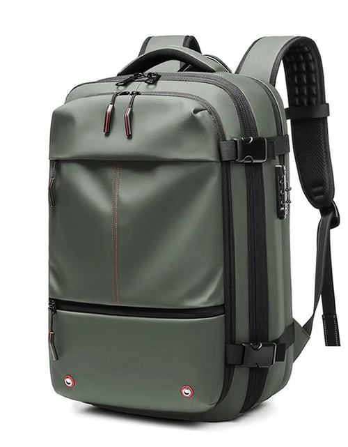 Load image into Gallery viewer, Men Travel Backpack Vacuum Compression 17 Inch Laptop Backpack Business Large Capacity School Backpack Expanded Hiking Backpack
