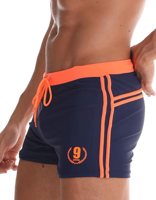 Load image into Gallery viewer, Mens Swimwear Maillot De Bain Boy Swim Suits Boxer Shorts Swim Trunks Men Swimsuit Surf Banadores
