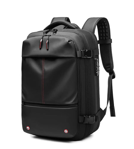 Men Travel Backpack Vacuum Compression 17 Inch Laptop Backpack Business Large Capacity School Backpack Expanded Hiking Backpack