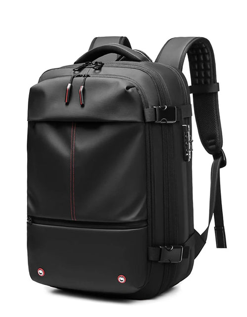 Load image into Gallery viewer, Men Travel Backpack Vacuum Compression 17 Inch Laptop Backpack Business Large Capacity School Backpack Expanded Hiking Backpack
