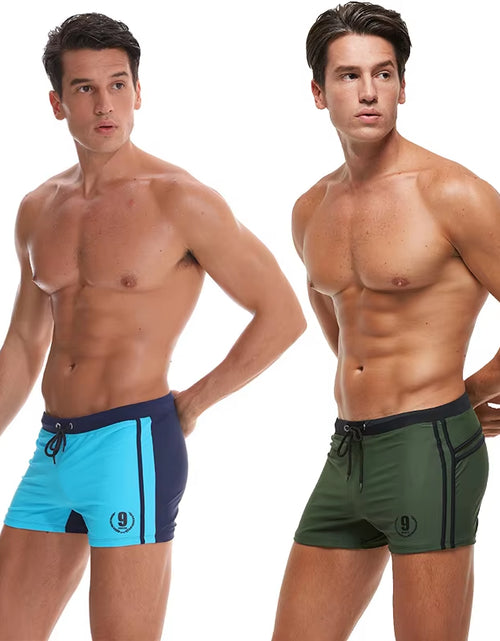 Load image into Gallery viewer, Mens Swimwear Maillot De Bain Boy Swim Suits Boxer Shorts Swim Trunks Men Swimsuit Surf Banadores
