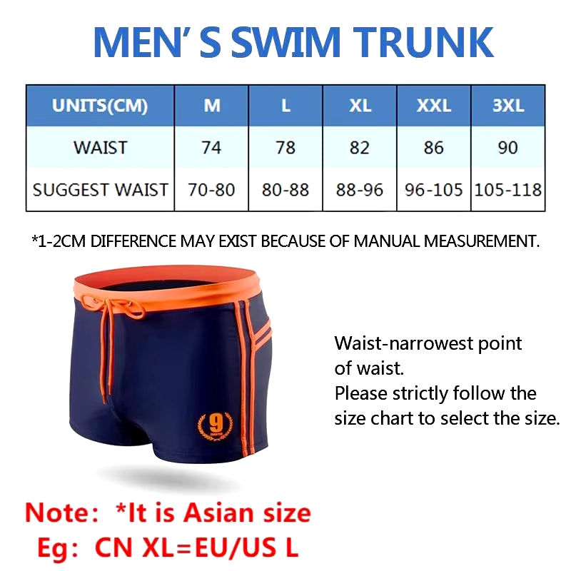 Mens Swimwear Maillot De Bain Boy Swim Suits Boxer Shorts Swim Trunks Men Swimsuit Surf Banadores
