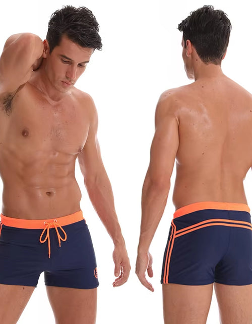 Load image into Gallery viewer, Mens Swimwear Maillot De Bain Boy Swim Suits Boxer Shorts Swim Trunks Men Swimsuit Surf Banadores
